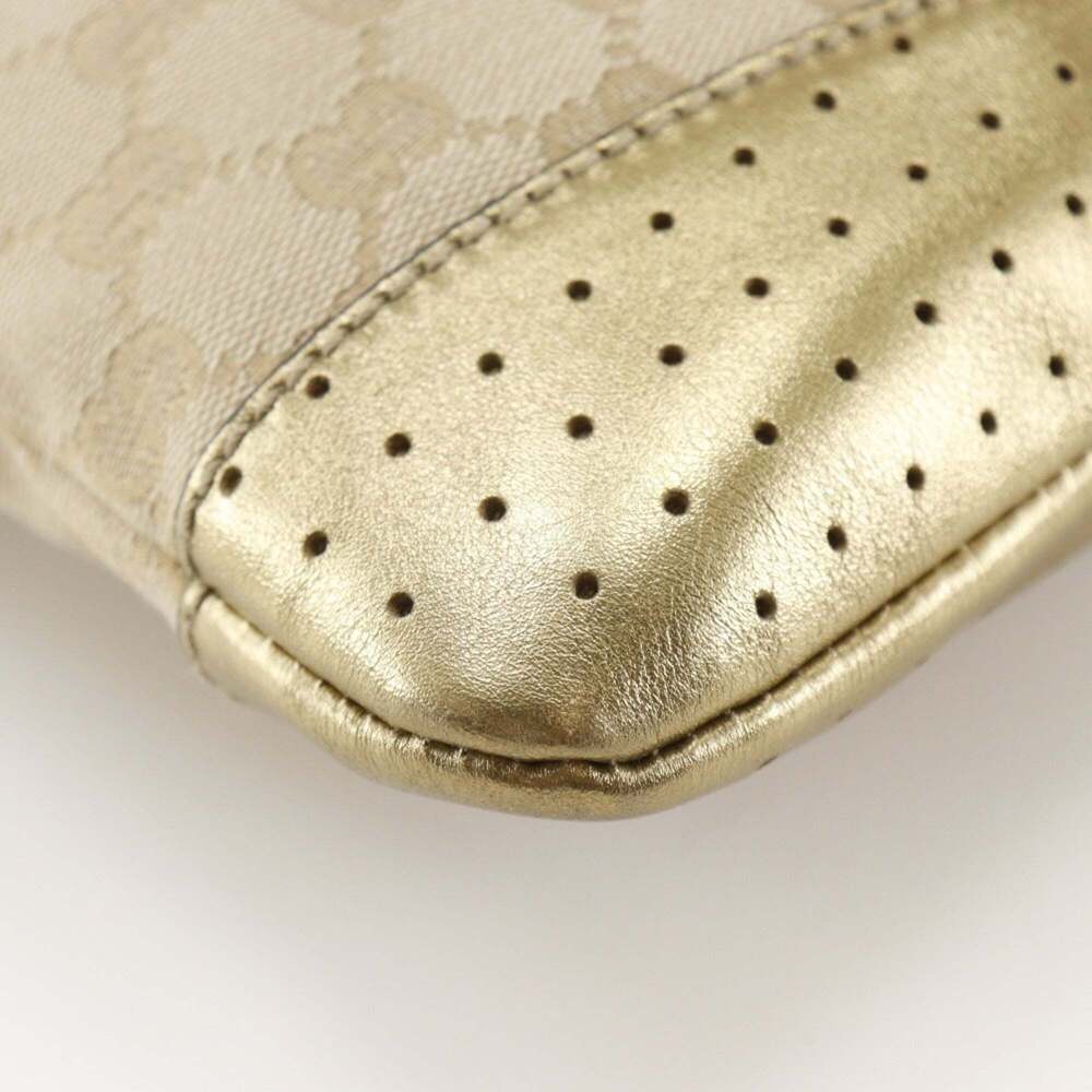 GUCCI Authentic Cream Canvas Shoulder Bag - Picture 4 of 14